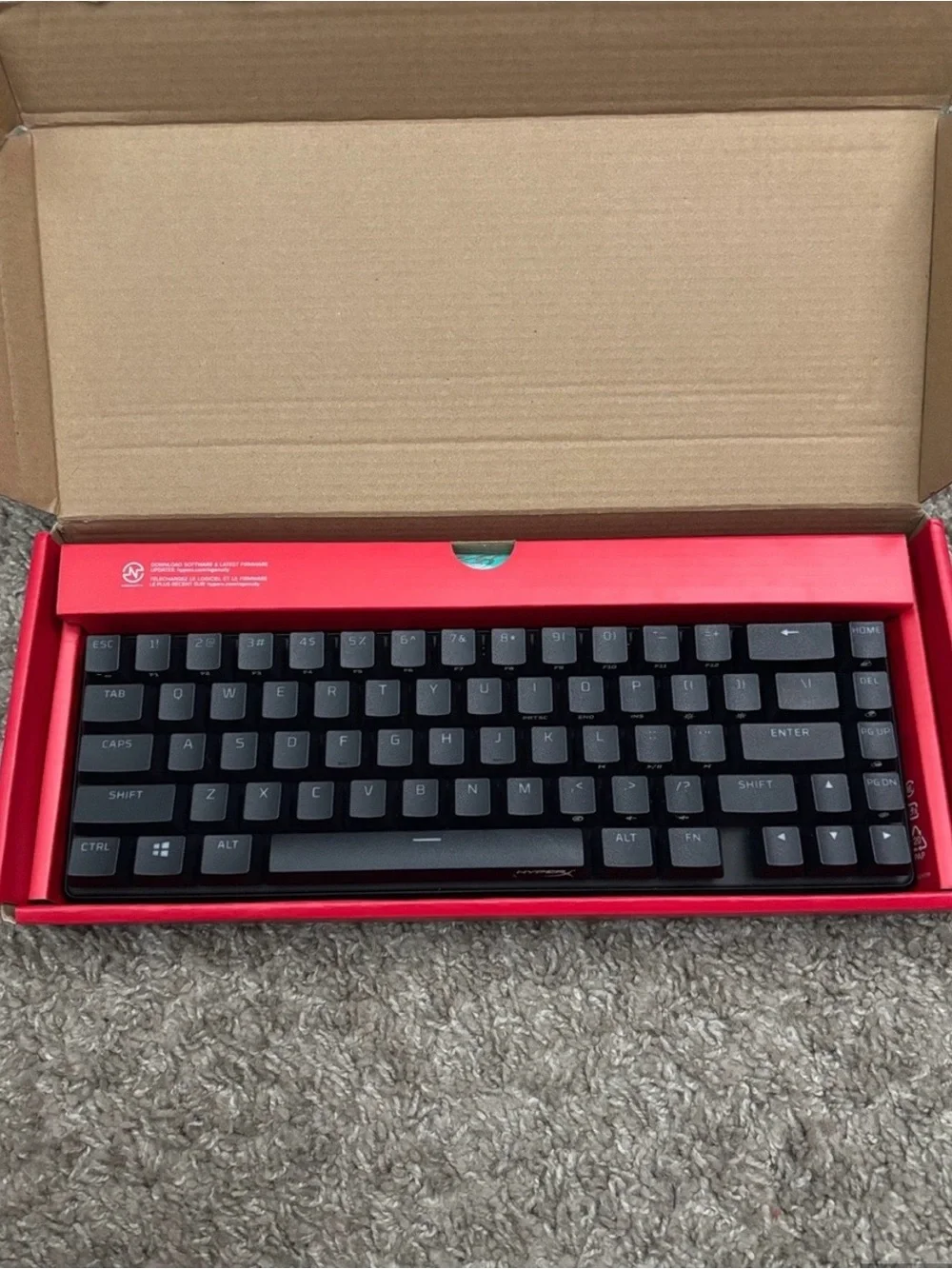 HyperX Alloy Origins 65 Mechanical Keyboard - Black/Red Box